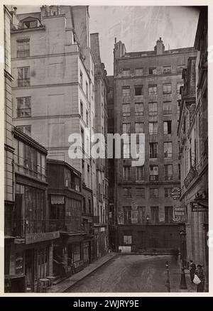 Blick auf die Rue de Valois und die Rue de Beaujolais auf der Passage von Perron. Paris (1 Arr.). Anonyme Fotografie. Gelatino-Silberbromid-Entnahme. 1942. Paris, Museum Carnavalet. 144183-11 Stockfoto