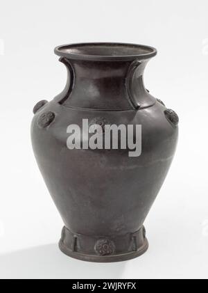 Vase. Bronze. Chine. Par musée musée malée. Chinesische Kunst, Bronze, Vase Stockfoto