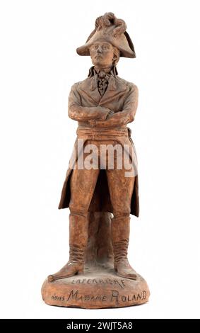 Charles Kotra (1859-1942?) Porträt von Louis-Fortune-Adolphe Delaferrière dit Laferrière (1806–1877), Schauspieler und Opernsänger. Die Rolle Napoleons in Madame Roland. Terrakotta. Paris, Carnavalet Museum. 74057-30 Schauspieler, französischer Komiker, Spott, Modellierung, Porträtladung, Bildhauer, Terrakotta, 19. 19. 19. 19. 19. 19. 19. 19 19. Jahrhundert, Karikatur Stockfoto