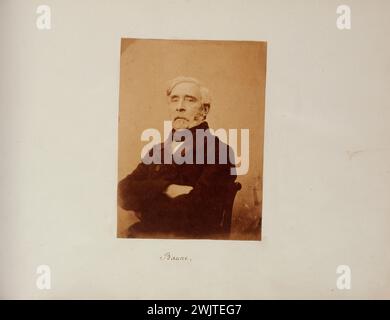 Album Allix, 1855-1860, Baune. 1856-1858. Anonyme Fotografie. Paris, Maison de Victor Hugo. 52171-4 Allix Album, in Bust, französischer Politiker, Porträt, 19. XIX. 19. 19. 19. 19. Jahrhundert Stockfoto