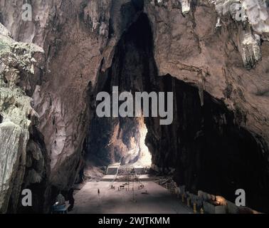 Malaysia. Selangor. Bezirk Gombak. Das Innere der Batu Caves. Stockfoto