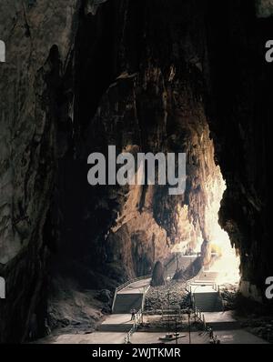 Malaysia. Selangor. Bezirk Gombak. Das Innere der Batu Caves. Stockfoto