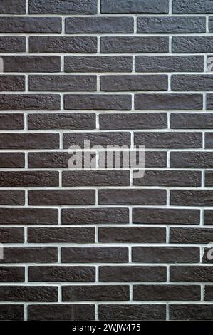 Voller Rahmen Hintergrund einer detaillierten alten roten Ziegelwand mit Kopierraum. Rote Ziegelmauer. Nahaufnahme der alten Ziegelwand. Wand aus roten Steinen. Mauerwerk mit Stockfoto