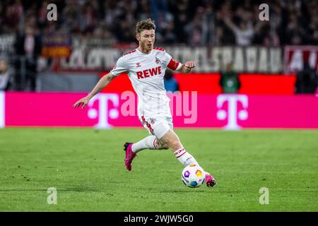 Köln, RheinEnergieStadion, 16.02.2024: Florian Kainz (Köln) am Ball beim Spiel der 1.Bundesliga 1.FC Köln gegen Werder Bremen. Stockfoto