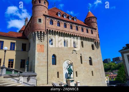 Schloss Saint-Maire in Lausanne, Schweiz Stockfoto