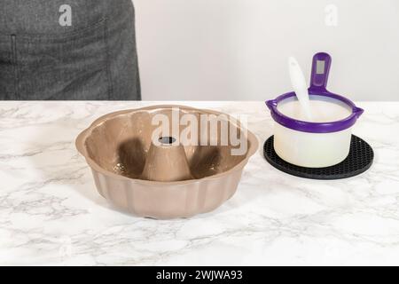 Köstliches Hausgemachtes Rezept Für Kürbis-Bundt-Kuchen Stockfoto