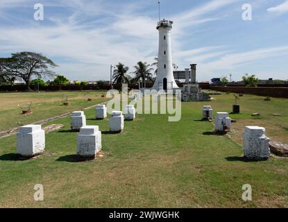 Leuchtturm in Kubu Kuala Kedah Stockfoto