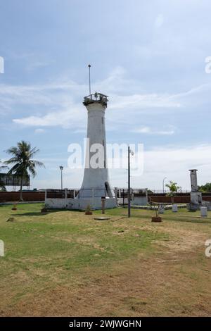 Leuchtturm in Kubu Kuala Kedah Stockfoto