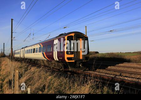 158 773 Pride Livery, EMR Regional Trains, Newark on Trent, Nottinghamshire, England; UK Stockfoto