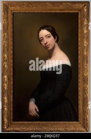 Ary Scheffer (1795-1858). Pauline García, Ehefrau Viardot (1821–1910), Mezzosopran und französische Komponistin. Öl auf Leinwand. 1840. Paris, Museum des romantischen Lebens. 53471-1 französischer Sänger, Lyriker, Komponist, Mezzosopran, Porträt, Öl auf Leinwand Stockfoto