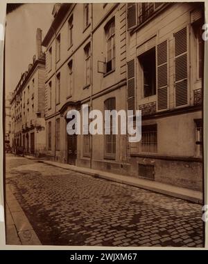 Atget, Eugène (Jean Eugène Auguste Atget, dit) (N.1857-02-12-D.1927-08-04), 23 rue Cassette, 6. Arrondissement, Paris (Dummy-Titel), 1910. zeichnen Sie auf Albuminpapier. Carnavalet Museum, Geschichte von Paris. Stockfoto