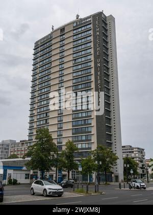 Die Technische Universität Berlin (Institut für Medienwissenschaft, Institut für Sprache und Kommunikation), Charlottenburg, Berlin, Deutschland. Stockfoto