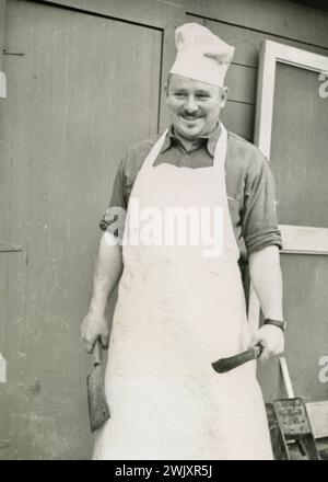 Vintage Cook Stockfoto