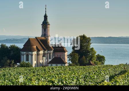 Europa, Deutschland, Birnau, Baden-Württemberg, Bodenseeregion, Uhldingen-Mühlhofen, Basilika Birnau, St.. Marienkirche, Kirche, St. Marien Stockfoto