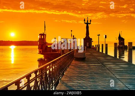 Europa, Konstanz, Bodensee, Baden-Württemberg, Deutschland, Stockfoto