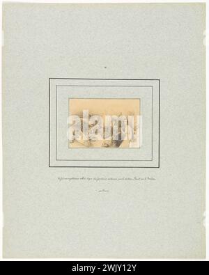 Henri-Charles Baron (1816-1885). Die Haut der Trauer für die Delloye- und Lecou-Ausgabe (1838). „Es war ein mysteriöser sabbat ...“ (Platte IV). Illustration des Werkes von Honoré de Balzac (1799-1850). Bleimine zeichnen und Lichtverstärkung mit Bleiweiß. 1838. Paris, Maison de Balzac. 101565-8 Zeichnung, 19. XIX. 19. 19. 19. 19. 19. 19. 19. Mitte Stockfoto