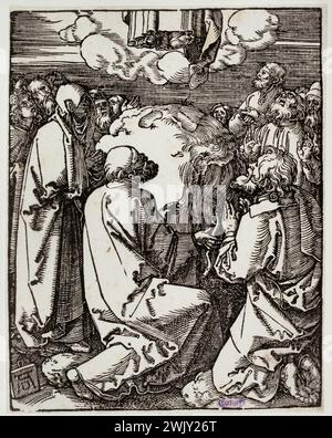 Albrecht Dürer (1471-1528). Die kleine Leidenschaft am Holz: Der Aufstieg (Bartsch 50). 1510. Museum der Schönen Künste der Stadt Paris, Petit Palais. 77216-27 Katholische Kunst, Chretische Kunst, religiöse Kunst, Christentum, Heilige Geschichte, christliche Ikonographie, religiöse Ikonographie, Neues Testament, Passion Christi, Renaissance, Leben Christus, Gravur Stockfoto