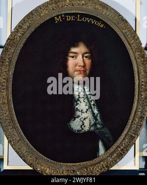 Workshop von Ferdinand Voet. "Francois Michel Le Tellier, Marquis de Louvois (1641-1691), Kriegsminister". Öl auf Leinwand. Paris, Carnavalet Museum. 27119-11 Workshop, französischer Politiker, Marquis, Minister war, Portrait, Öl auf Leinwand Stockfoto