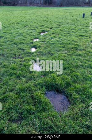 Kinneil römische Festung, an der Antoninmauer, Kinneil Anwesen, Bo'ness, Schottland Stockfoto