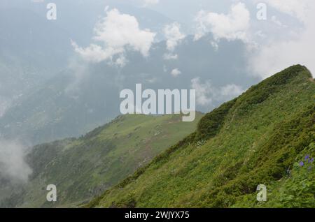 Alpenzone himalaya Region in Pakistan Stockfoto