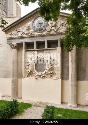 Le Vau, Louis II. (Nr. 1612 - D.1670), Fronton des Palais des Tuileries (Titel verliehen), 1664. Pierre. Carnavalet Museum - Geschichte von Paris. Stockfoto