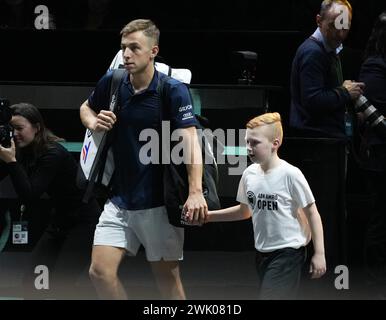 Rotterdam, Niederlande. Februar 2024. Tallon Griekspoor von Nederland 1/2 Finale während der ABN Amro Open 2024, ATP 500 Tennis Turnier am 17. Februar 2024 in Rotterdam, Niederlande - Foto Laurent Lairys/MAXPPP Credit: MAXPPP/Alamy Live News Stockfoto
