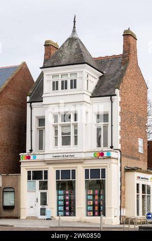 Gebäude aus dem späten 19. Oder frühen 20. Jahrhundert in der 23 High Street, heute ein Immobilienmakler, in Stockton on Tees, England, Großbritannien Stockfoto