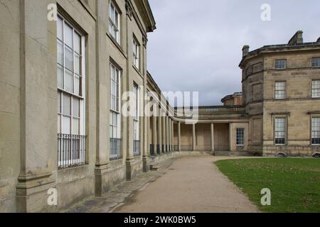 Bilder von Attingham Park Stately Home in der Nähe von Shrewsbury Shropshire, Gebäude und Park der Klasse I Stockfoto