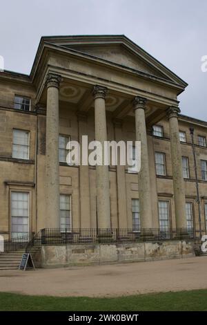 Bilder von Attingham Park Stately Home in der Nähe von Shrewsbury Shropshire, Gebäude und Park der Klasse I Stockfoto