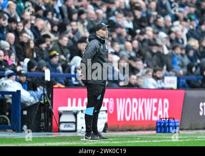 John Eustace Manager der Blackburn Rovers, während des Sky Bet Championship Matches Preston North End gegen Blackburn Rovers in Deepdale, Preston, Großbritannien, 17. Februar 2024 (Foto: Cody Froggatt/News Images) Stockfoto