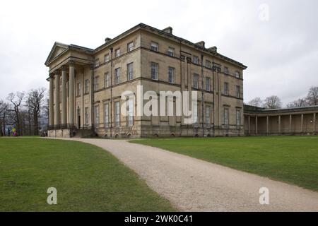 Bilder von Attingham Park Stately Home in der Nähe von Shrewsbury Shropshire, Gebäude und Park der Klasse I Stockfoto