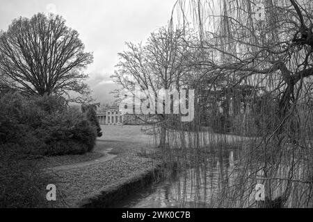 Bilder von Attingham Park Stately Home in der Nähe von Shrewsbury Shropshire, Gebäude und Park der Klasse I Stockfoto