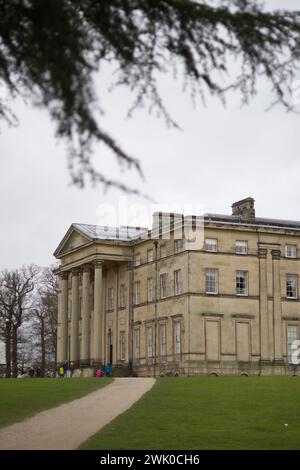 Bilder von Attingham Park Stately Home in der Nähe von Shrewsbury Shropshire, Gebäude und Park der Klasse I Stockfoto