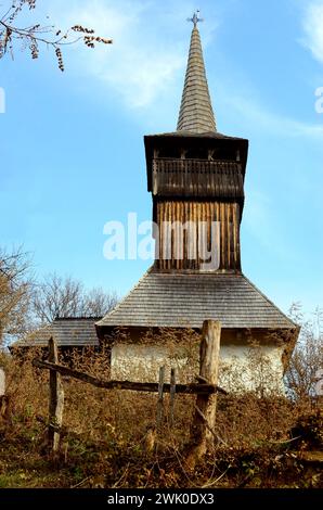 Alte orthodoxe Holzkirche Stockfoto