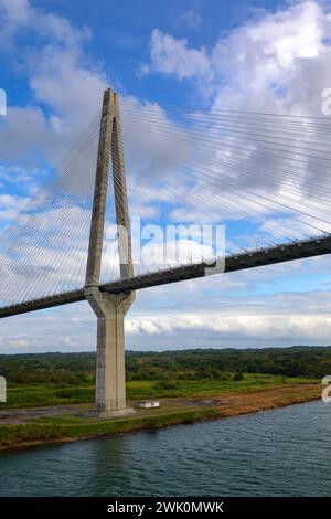 Atlantic Bridge Colon, Panamakanal. Republik Panama Stockfoto