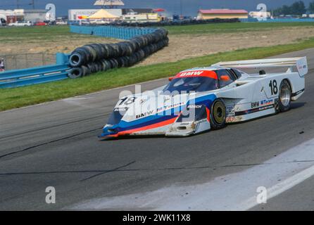 Watkins Glen International. SCCA CAN-am Nr. 18. März 86G/BMW. Gefahren von John Andretti und Davey Jones Stockfoto