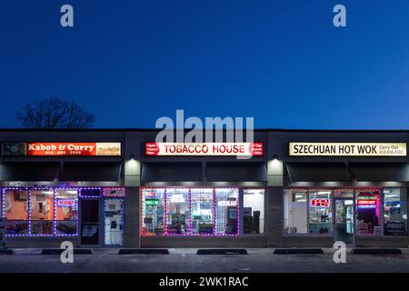 Baltimore, Maryland, USA. Februar 2024. Food and Tobacco Shops, Samstag, 17. Februar 2024 in Linthicum Heights, Maryland. (Kreditbild: © Eric Kayne/ZUMA Press Wire) NUR REDAKTIONELLE VERWENDUNG! Nicht für kommerzielle ZWECKE! Stockfoto