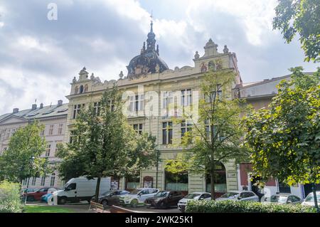 Pilsen, Tschechien - 26. August 2023: Gemeindekommons (Mestanska beseda). Stockfoto