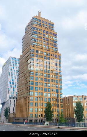 Rotterdam, Nederland - 22. Oktober 2023: Gebäude des Wijnhaeve-Komplexes. Stockfoto