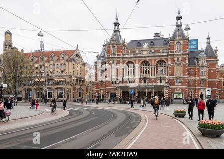 Stadttheater am Leidseplein in Amsterdam. Stockfoto