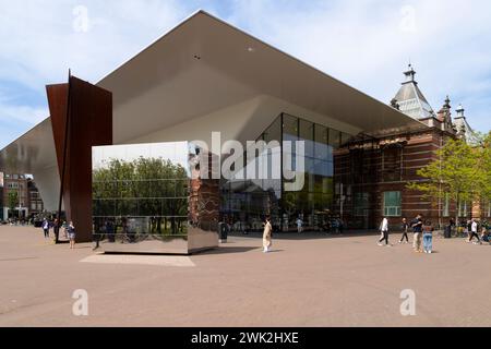 Stedelijk Museum Amsterdam - Stadtmuseum Amsterdam, Museum für moderne und zeitgenössische Kunst und Design. Stockfoto