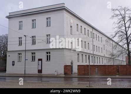 Brandendburg, Deutschland - 26. Januar 2024. Das Alte Gefängnis in Brandenburg war eines der sechs Zentren des NS-Tötungsprogramms Action T4 (Euthanasie) Stockfoto