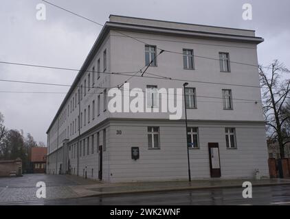 Brandendburg, Deutschland - 26. Januar 2024. Das Alte Gefängnis in Brandenburg war eines der sechs Zentren des NS-Tötungsprogramms Action T4 (Euthanasie) Stockfoto