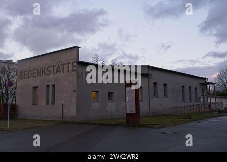 Brandendburg, Deutschland - 26. Januar 2024. Das Alte Gefängnis in Brandenburg war eines der sechs Zentren des NS-Tötungsprogramms Action T4 (Euthanasie) Stockfoto