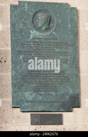 Berlin – 1. Februar 2024: Das Rathaus Schoneberg war der Ort, an dem US-Präsident John F. Kennedy am 26. Juni 1963 sprach und Ich bin e erklärte Stockfoto