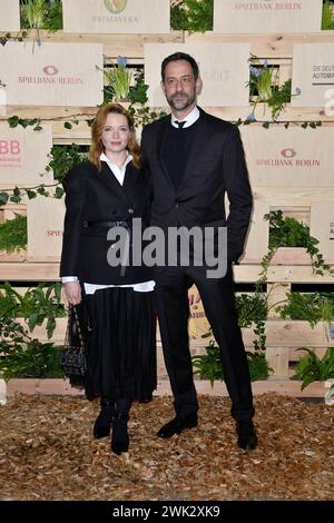 Karoline Herfurth und Christopher Doll beim MEDIENBOARD bei den 74. Internationale Filmfestspiele in Berlin 17.02.2024 *** Karoline Herfurth und Christopher Doll beim MEDIENBOARD der Internationalen Filmfestspiele Berlin 74 17 02 2024 Stockfoto