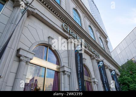 Seoul, Südkorea – 2. September 2023: Charlotte Theater, das erste Theater in Korea, das ausschließlich für Musicals bestimmt war, mit dem Phantom of Stockfoto