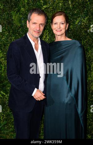 London, Großbritannien. Samstag, 17. Februar 2024. David Heyman und Rose Uniacke nahmen an der Charles Finch and Chanel 2024 Pre-BAFTA Party im Hertford Street Club in London Teil. Das Foto sollte lauten: Matt Crossick/Empics/Alamy Live News Stockfoto