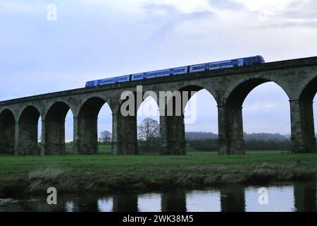 Der Arthington Viaduct, auch bekannt als Castley Viaduct, Arthington Village, Wharfedale, West Yorkshire, England Stockfoto