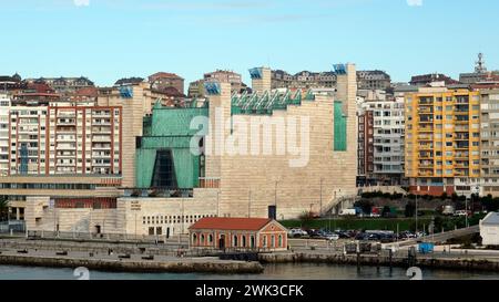 Palacio de Festivales de Cantabria, Theater für darstellende Künste am Wasser, Santander, Kantabrien, Spanien, Europa Stockfoto